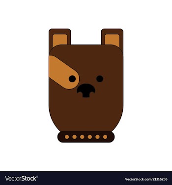 Silhouette of dog on background vector image