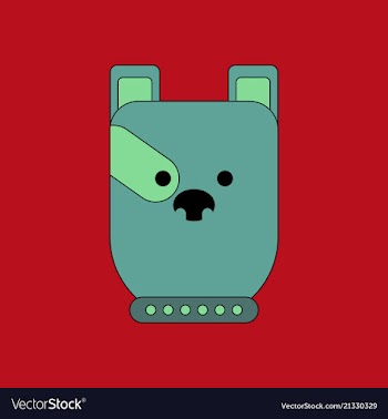 Silhouette of dog on background vector image