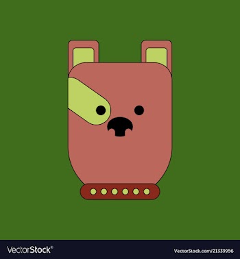 Silhouette of dog on background vector image