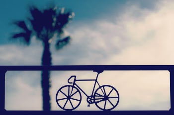 Silhouette of Fixed-gear Bicycle