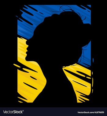 silhouette of girl inside canvas