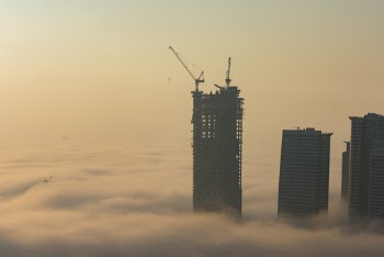 Silhouette of High-rise Buildings
