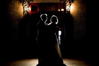 Silhouette of Man and Woman