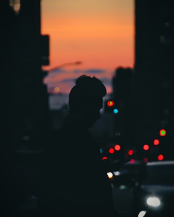 Silhouette Of Man During Dawn