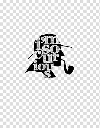Silhouette of man smoking pipe transparent background PNG clipart