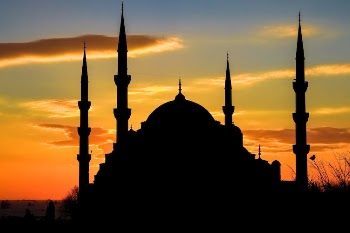 Silhouette of Mosque