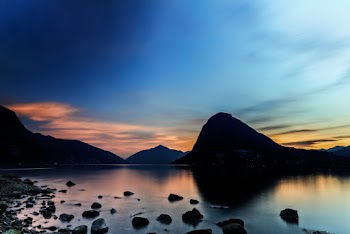 Silhouette Of Mountain