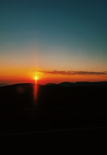 Silhouette of Mountain