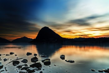 Silhouette Of Mountain