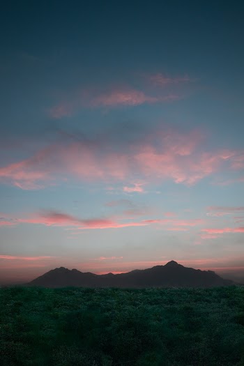 Silhouette of Mountains
