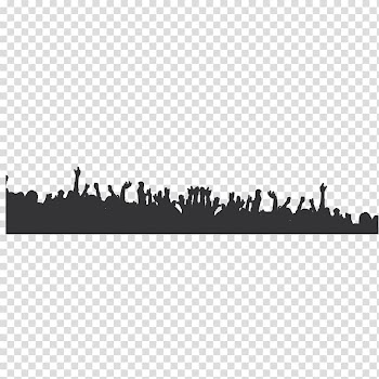 Silhouette of people partying illustration, Silhouette Black and white, People crowded, flat silhouette transparent background PNG clipart