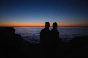 silhouette of person