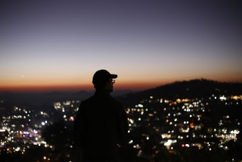Silhouette of Person During Dawn