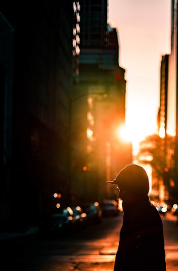 Silhouette Of Person During Dawn