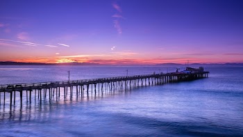 Silhouette Of Pier