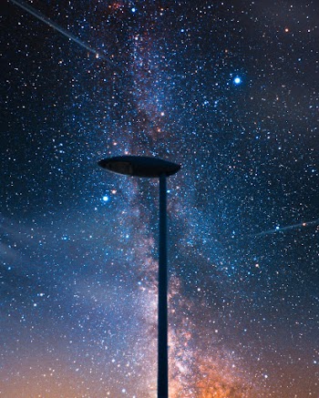 Silhouette Of Street Lamp