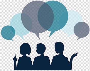 Silhouette of three people , Public Relations Business Human behavior Lead generation, discussion transparent background PNG clipart