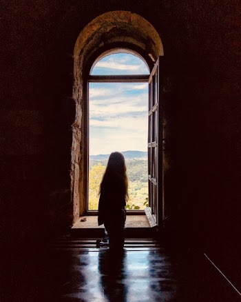 Silhouette Of Woman 