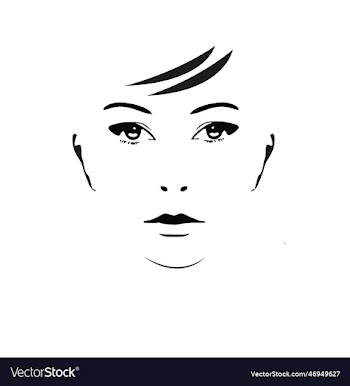 silhouette of women face