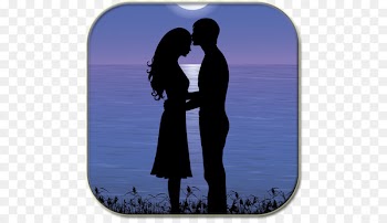 Silhouette Painting Drawing couple - Silhouette 