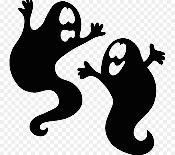 Silhouette Paper Ghost Stencil witch - Silhouette 