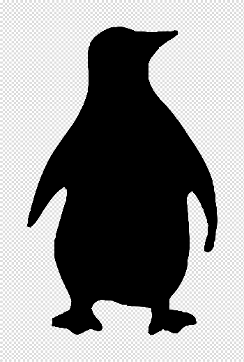 Silhouette - penguin by @SeriousTux, Penguin silhouette, on ...