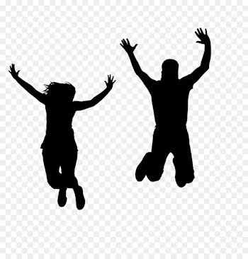 Silhouette Person Jumping Clip art - jump 