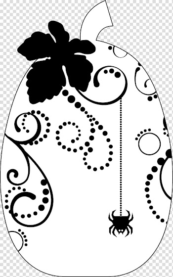 Silhouette Phonograph record Visual arts, painted pumpkin transparent background PNG clipart