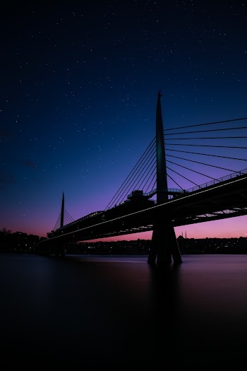 Silhouette Photo Of Bridge 