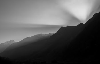 silhouette photo of mountain