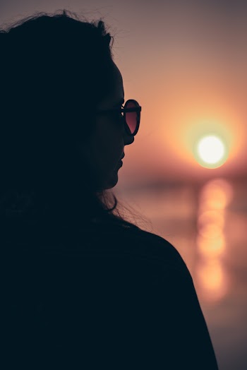 Silhouette Photo of Woman