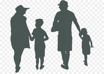 Silhouette Photography Family - child alone 