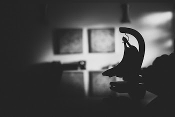 Silhouette Photography of Banana Hook Decor
