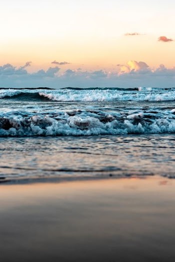 silhouette photography of rippling body of water