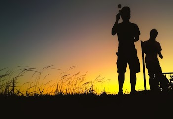 Silhouette Photography of Two People