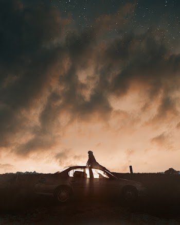 Silhouette Photography of Vehicle