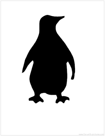 Silhouette Picture - Penguin Silhouette | Stencils, images, clip ...