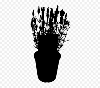Silhouette Plants Black M -  