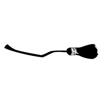 Silhouette Potter Broom Harry Flying