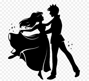 Silhouette Princess Royalty-free - dancing beauty 