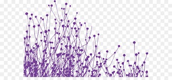 Silhouette Royalty-free Illustration - Vector painted purple lavender 