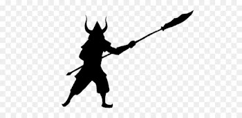Silhouette, Samurai, Photography, White, Black PNG