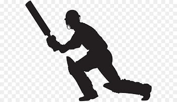 Silhouette Scalable Vector Graphics Clip art - Cricket Player Silhouette PNG Clip Art Image 