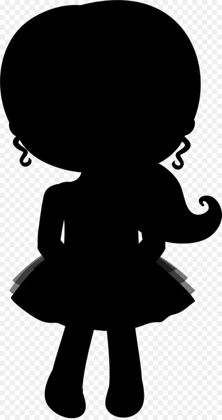 Silhouette Shadow play Puppet Drawing -  