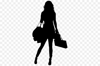 Silhouette Shopping - elegant fairy 
