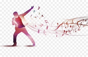 Silhouette Singing - Singing silhouette figures 