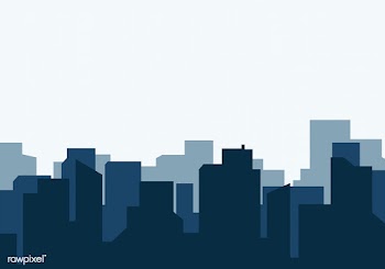 Silhouette skyline illustration | Free stock vector - 558303