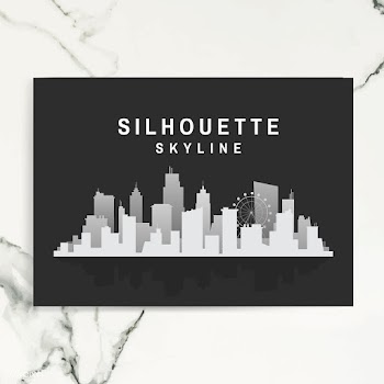 Silhouette skyline illustration | Free stock vector - 558316
