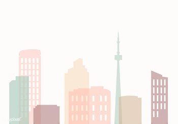 Silhouette skyline illustration | Free stock vector - 558318
