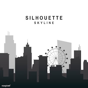 Silhouette skyline illustration | Free stock vector - 558330
